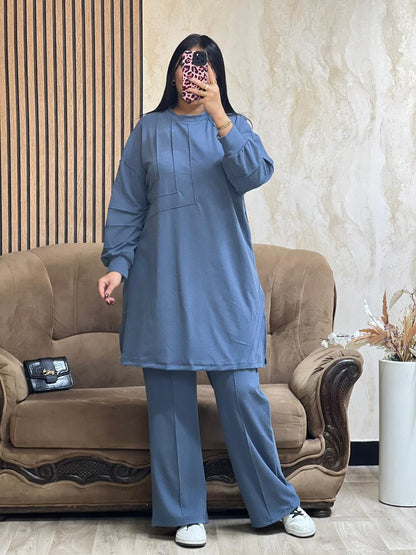 إطلالة مريحة ودافئة