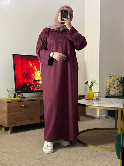 كسوة بثوب كظيفة للاطلالة مريحة ودافئة