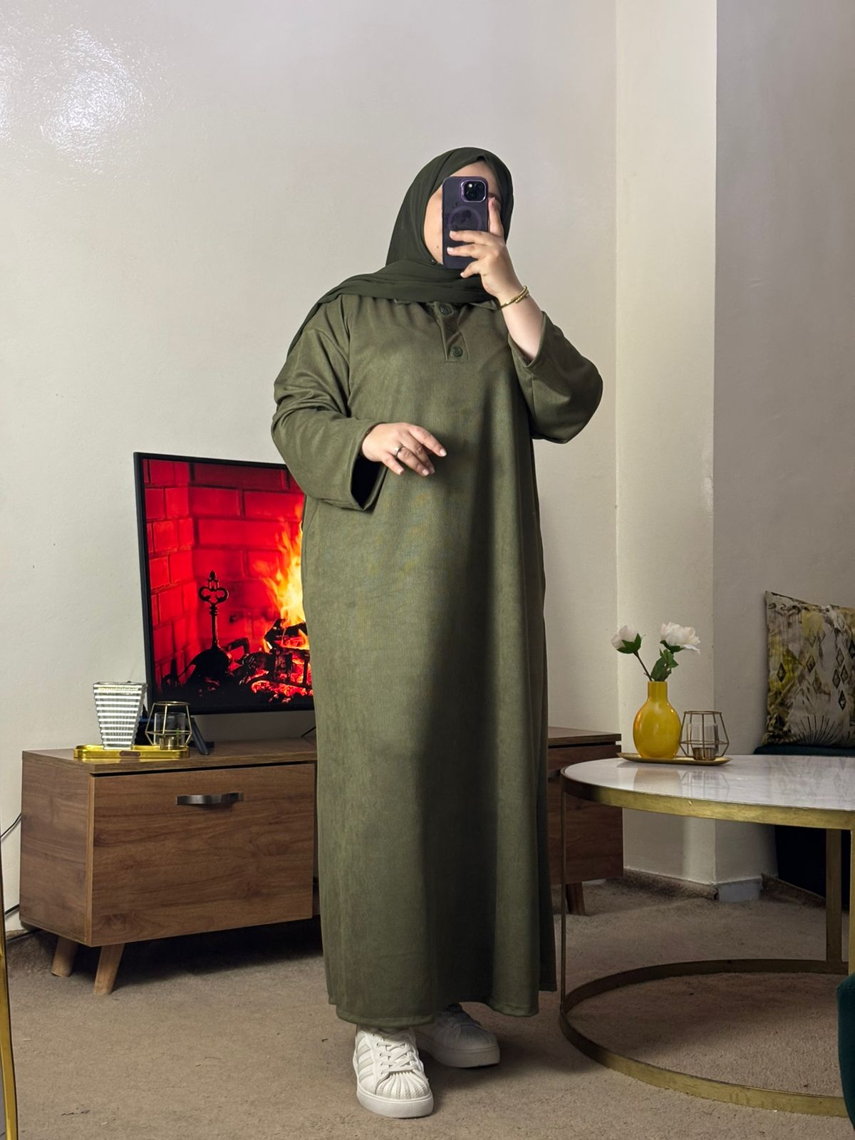 كسوة بثوب كظيفة للاطلالة مريحة ودافئة